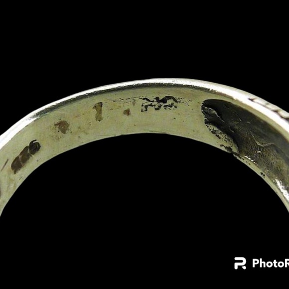 Designer Hagit Gorali Sterling Sculptured Handmade Ring Size 7 - Picture 3 of 4